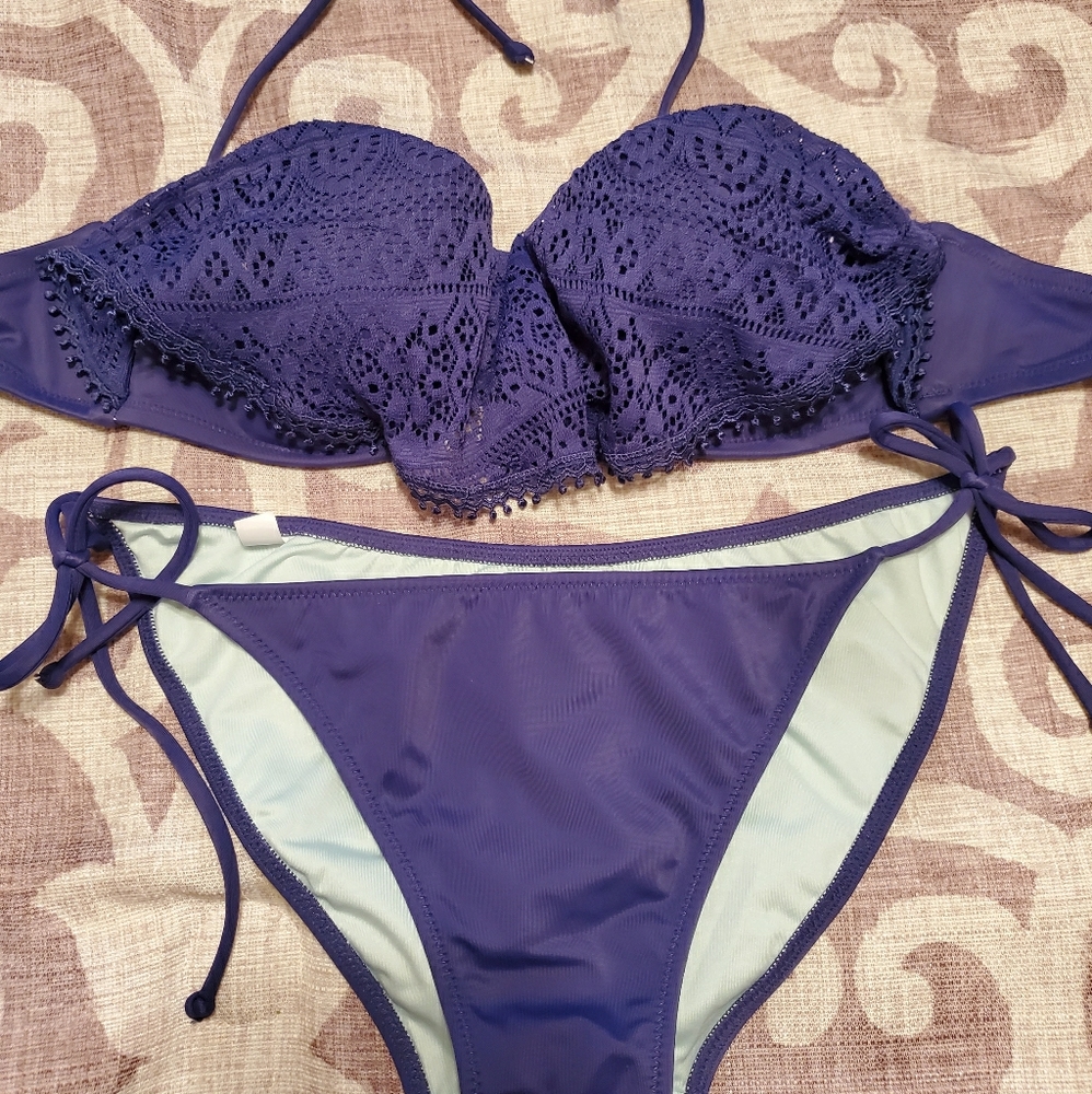 VS blue bikini 32b / medium